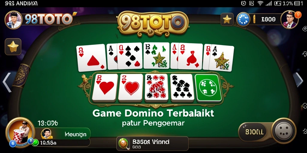 Tampilan gameplay menyenangkan di <strong>98TOTO</strong> yang menampilkan Domino.