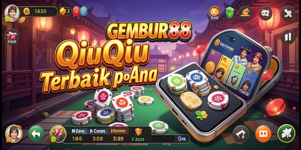 Screenshot utama GEMBUR88 menunjukkan gameplay seru QiuQiu.