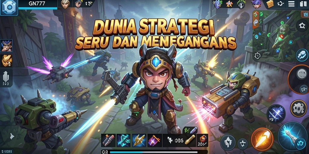 Tangkapan layar gameplay yang menampilkan kekuatan strategi dalam GN777.