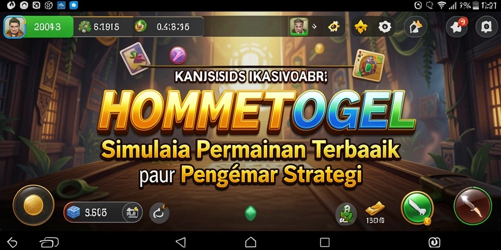 Tampilan gameplay menarik dari HOMETOGEL dengan simulasi yang mendalam.