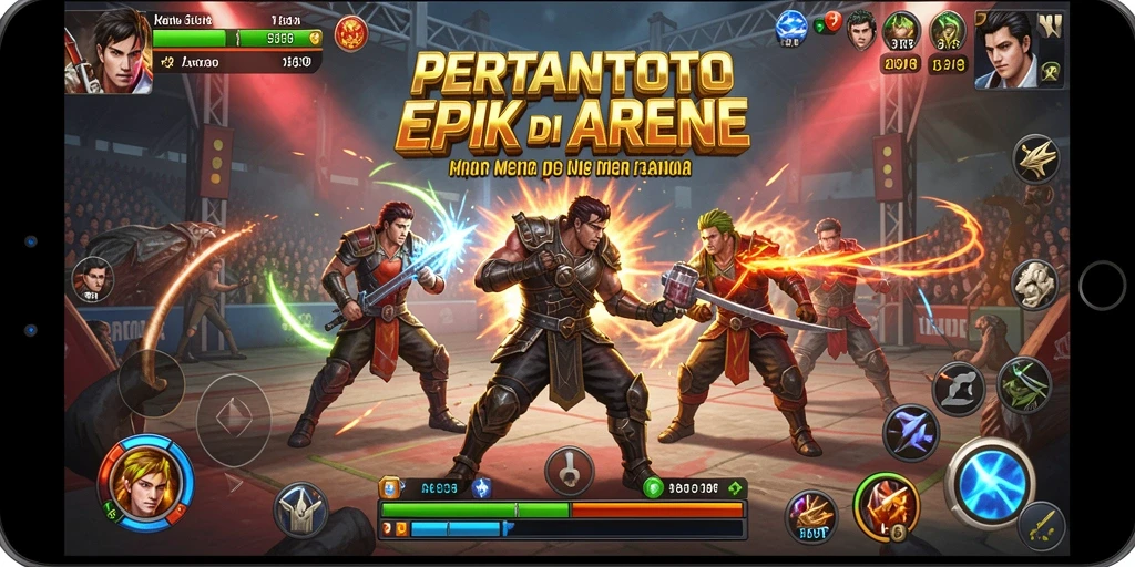 Tangkapan layar pertarungan seru di KAMARTOTO.