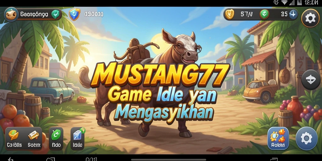 Tampilan gameplay mustang77 yang seru dan adiktif.