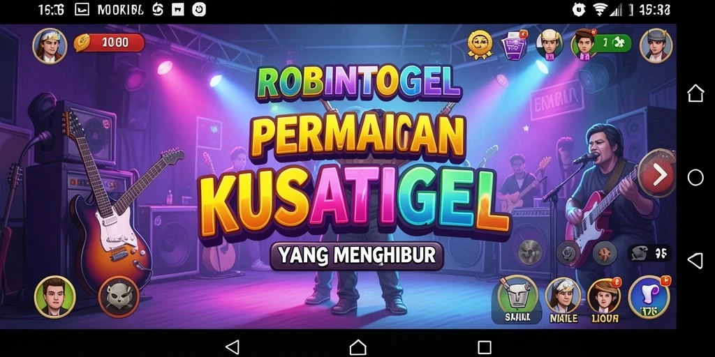 Tampilan gameplay <strong>ROBINTOGEL</strong> yang penuh warna dan menarik.