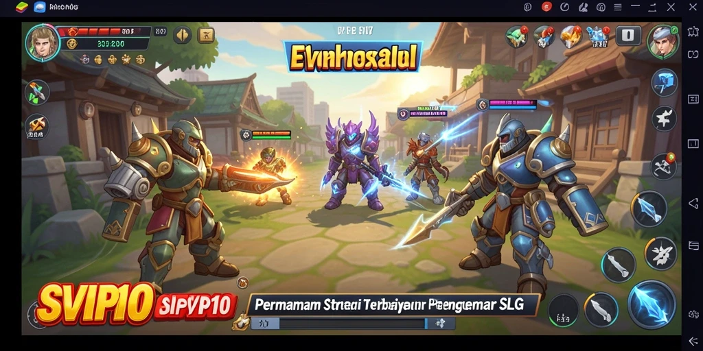 Screenshot gameplay SLG yang mendebarkan dari SVIP10.