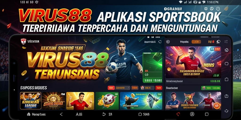 Tampilan gameplay menarik dan interaktif dari aplikasi Sportsbook VIRUS88.